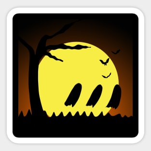 Halloween night Sticker